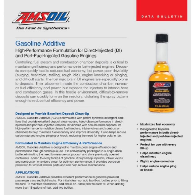 Amsoil Gasoline Additives - Autobacs